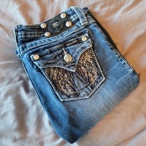 Miss Me Girl's Boot Jeans Size 14